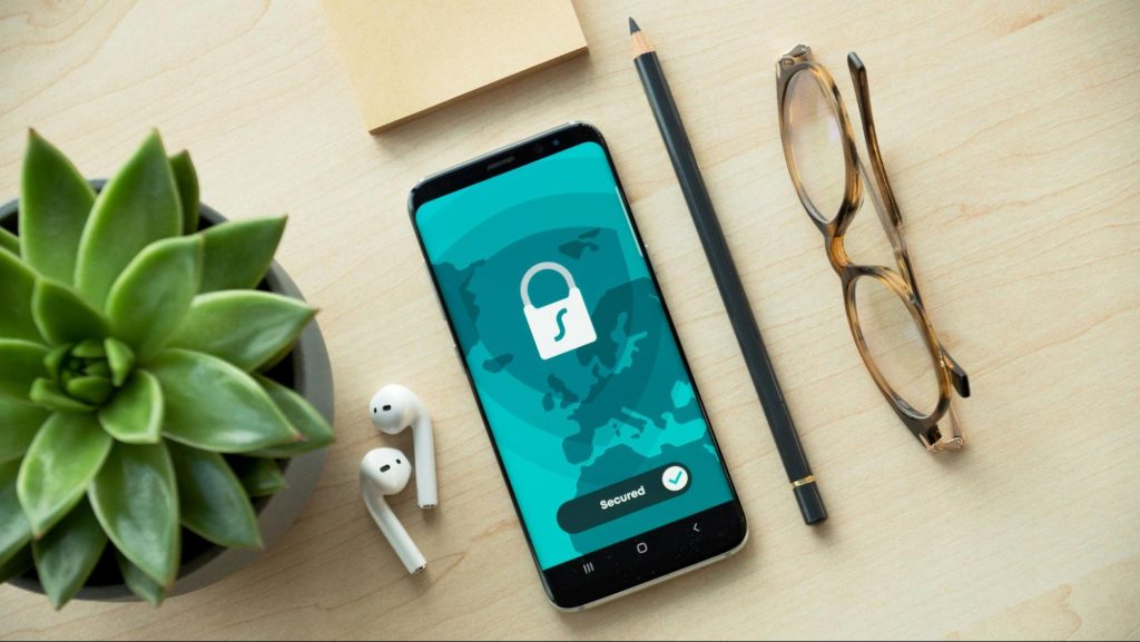 smartphone with glasses